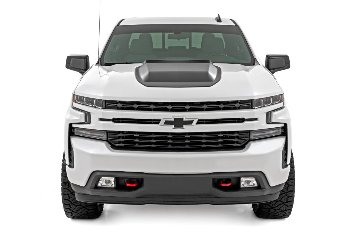 Chevrolet Silverado 1500 Hood Scoop - Rough Country - GXP - Lakeshore Blue - '19-'24